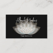 Gentle Mandala Lotus Flower Visitekaartje (Voorkant)