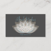 Gentle Mandala Lotus Flower Visitekaartje (Voorkant)