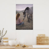 Gentle Meadow | Paarden Kunst | Poster (Keuken)