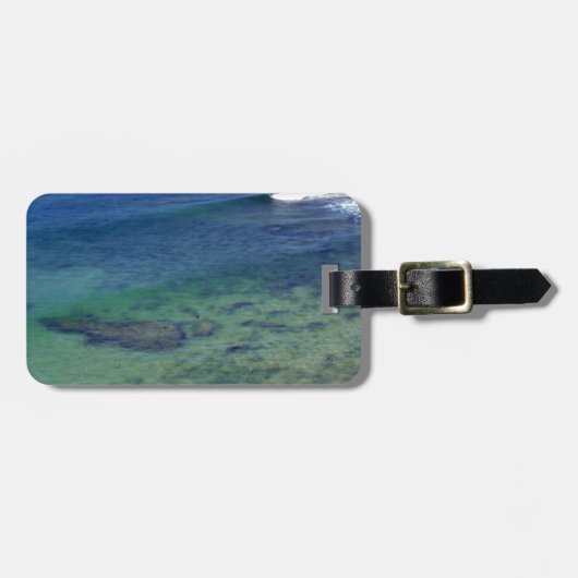 Gentle Ocean Waves Bagagelabel (Voorkant horizontaal)