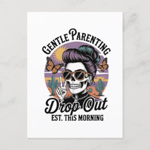 Gentle Ouderschap drop-out est. Vanmorgen Feestdagenkaart