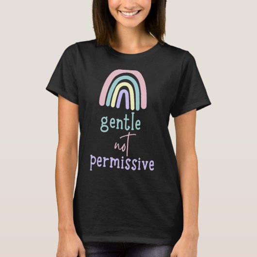 Gentle Ouderschap, niet toegestaan T-shirt (Voorkant)