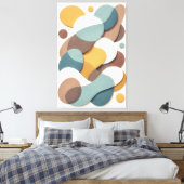 Gentle Overlap Canvas Afdruk (Insitu (Slaapkamer))