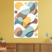 Gentle Overlap Canvas Afdruk (Insitu (Woonkamer))