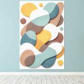 Gentle Overlap Canvas Afdruk (Insitu (Houten vloer))