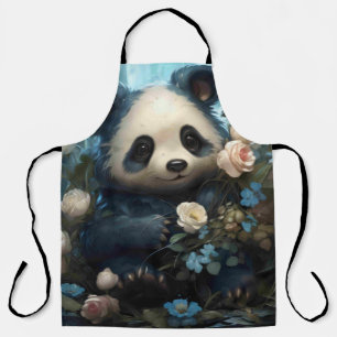 Gentle Panda Beer onder Oerwoud Rozen Schort