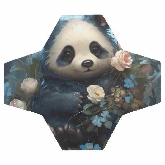 Gentle Panda Beer onder Oerwoud Rozen Voetbal (Enkel)