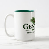 Gentle Pine Press Logo Tweekleurige Mok (Links)