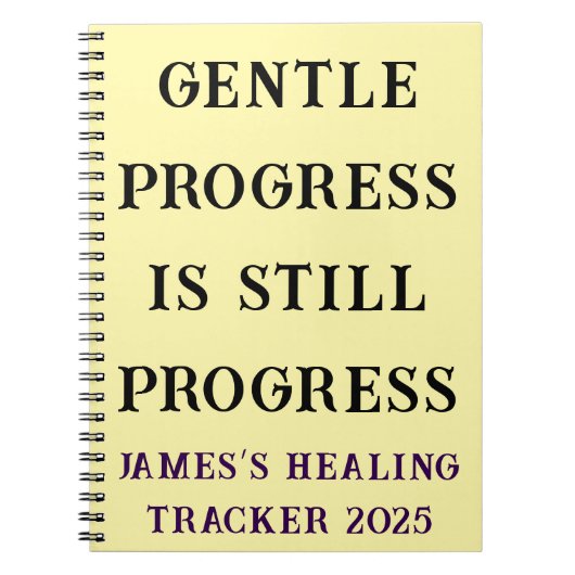 Gentle Progress Custom Therapy Healing Notitieboek (Voorkant)