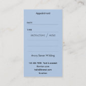 Gentle Radiance | Tree of Life B&B Afsprakenkaartje (Achterkant)