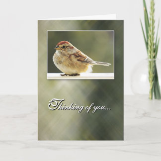 Gentle Sparrow - Thinking of You Card Kaart