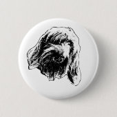 Gentle Spinone Mood Ronde Button 5,7 Cm (Voorkant)