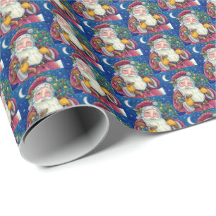 Gentle St. Nick CHRISTMAS SANTA HOME DECOR GIFTS Cadeaupapier