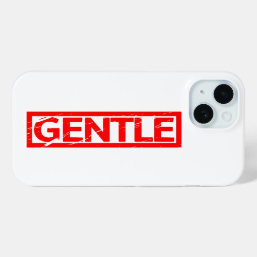 Gentle Stamp Case-Mate iPhone Case (Achterkant (horizontaal))
