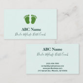 Gentle Steps Doula & Geboortecoach Visitekaartje (Voorkant / Achterkant)