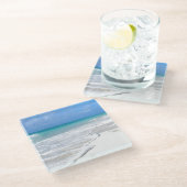 Gentle Surf Glazen Onderzetter (Schuin)