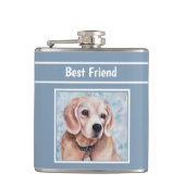 Gentle Sweet Beagle Heupfles (Voorkant)