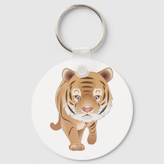 Gentle Tiger Sleutelhanger (Voorkant)