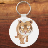 Gentle Tiger Sleutelhanger (Voorkant)