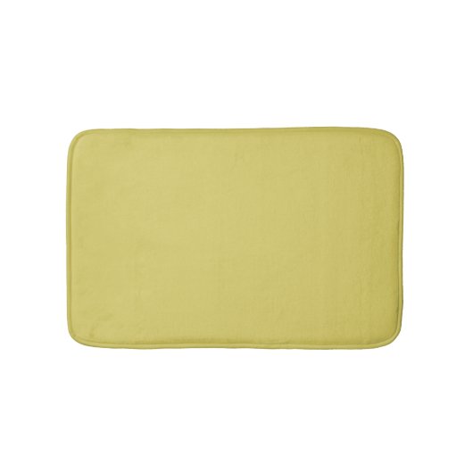 Gentle Warm Yellow Decorative Bath Mat (Voorkant)
