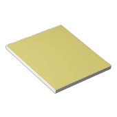 Gentle Warm Yellow - Minimalist Notepad Notitieblok (Schuin)