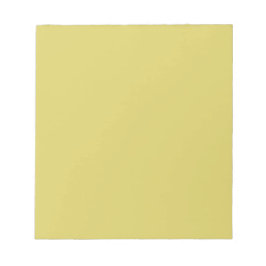 Gentle Warm Yellow - Minimalist Notepad Notitieblok