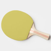 Gentle Warm Yellow Ping Pong Paddle Tafeltennisbatje (Zijkant)