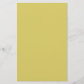 Gentle Warm Yellow Stationery Paper Briefpapier (Voorkant)