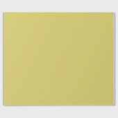 Gentle Warm Yellow Wrapping Paper Roll Cadeaupapier (Vlak)