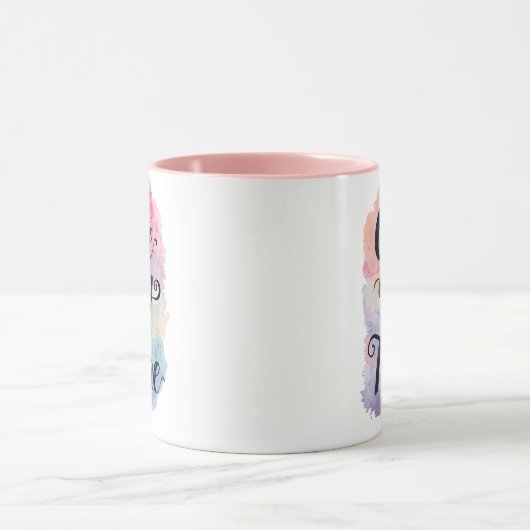 Gentle Watercolor Motivational Message Mok (Midden)