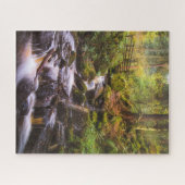 Gentle Waterfall Woodland Brook Legpuzzel (Horizontaal)