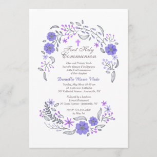 Gentle Whisper Lavender Invitation Kaart