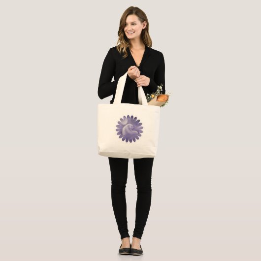 Gentle Winter Polar Beren Grote Tote Bag (Voorkant (model))