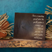 Gentle Wisdom in een paardenoog Fotoplaat (Zijkant)