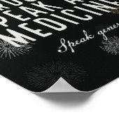 Gentle Words Are Medicine - Poster (Hoek)