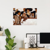 Gentleman, Amerikaanse reclame van Leyendecker Poster (Thuiskantoor)