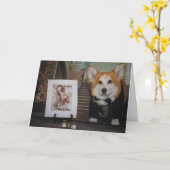 Gentleman Bru Bumbles blank Kaart (Gele Bloem)