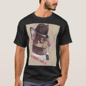 Gentleman Chihuahua Dog T-shirt (Voorkant)
