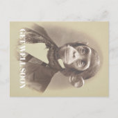 Gentleman Chimpanzee gezegde "Haal het snel uit" Briefkaart (Voorkant)