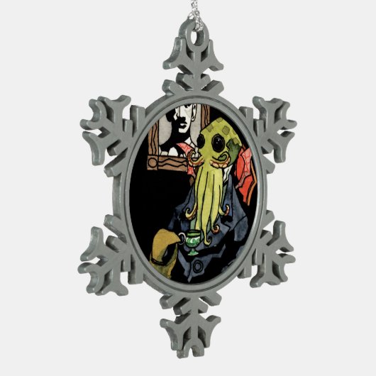 Gentleman Cthulhu - Snowflake Ornament (Links)