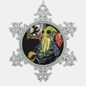 Gentleman Cthulhu - Snowflake Ornament (Voorkant)