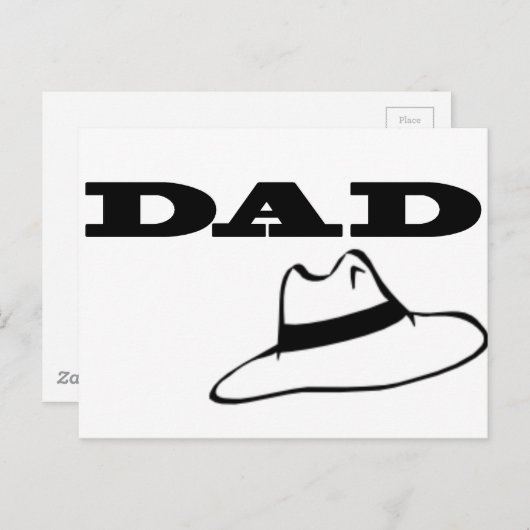 Gentleman Dad Briefkaart (Voorkant / Achterkant)