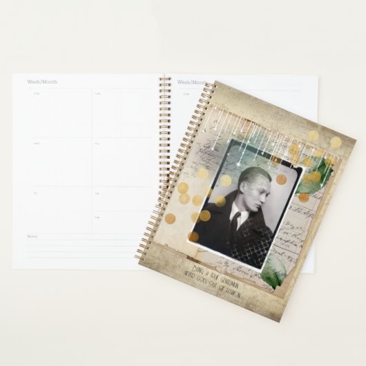 Gentleman  design, met citaat planner (Display)