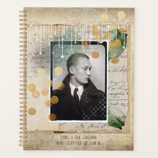 Gentleman  design, met citaat planner (Voorkant)