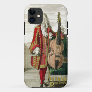 Gentleman die de cello speelt, gepubliceerd onder iPhone 11 hoesje