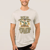 Gentleman DJ ‘Bo' Selecta’ Steampunk-feestje Tri-Blend Shirt (Voorkant)