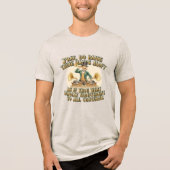 Gentleman DJ ‘Hand in the air’ Steampunk Party Tri-Blend Shirt (Voorkant)