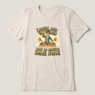 Gentleman DJ ‘Make Some Noise’ Steampunk Feest Tri-Blend Shirt