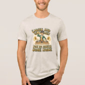 Gentleman DJ ‘Make Some Noise’ Steampunk Party Tri-Blend Shirt (Voorkant)