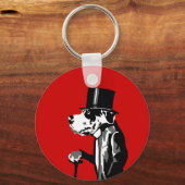 Gentleman Dog Sleutelhanger (Voorkant)